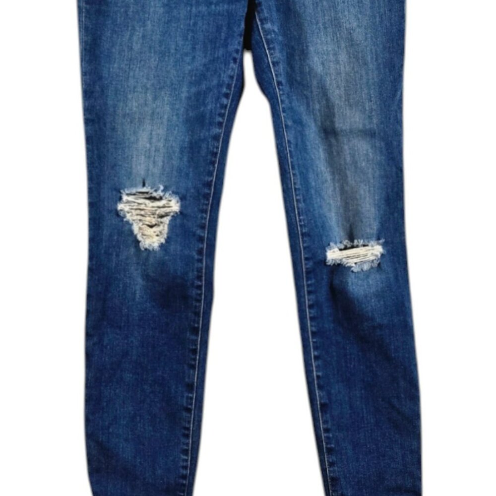 Madewell 27 Women's Jeans Skinny Crop High-Rise Distressed - Picture 8 of 9